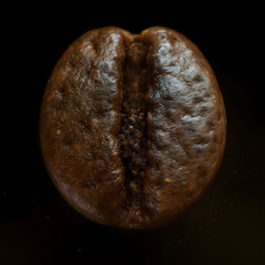 Naklejka premium coffee bean close up 