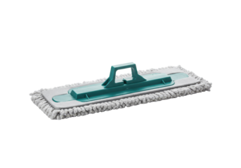 Flat mop head with microfiber padding, designed for floor cleaning systems, suitable for household or commercial janitorial use.
