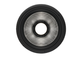 Top view of a car tire with a circular illuminated design, symbolizing innovation, automotive parts, or futuristic transportation.
