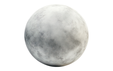 Realistic Moon Object with Textured Surface for Creative Projects