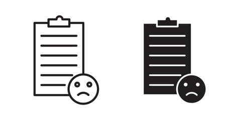 Complaint icon simple vector symbol