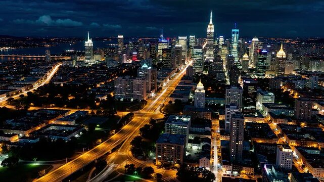 Time Lapse Video City Traffic