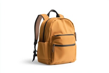 Fototapeta premium School Backpack on White Background 