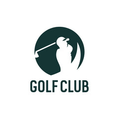 Vintage Golf Country Team Club Course Logo Template