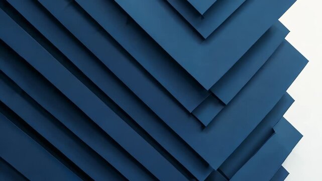 Abstract Blue Background with Layered Chevrons and Textures
