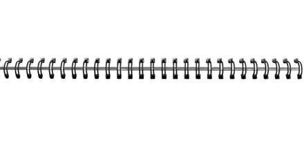 Sleek metal spiral binding for notebooks and planners adds a modern touch to your designs, perfect for presentations and creative projects