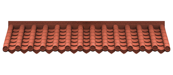 Red japanese style roof © Ratchapon