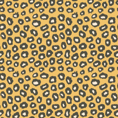 Abstract modern leopard seamless pattern. Animals trendy background. Color decorative vector stock illustration for print, card, postcard, fabric, textile. Modern ornament of stylized skin.