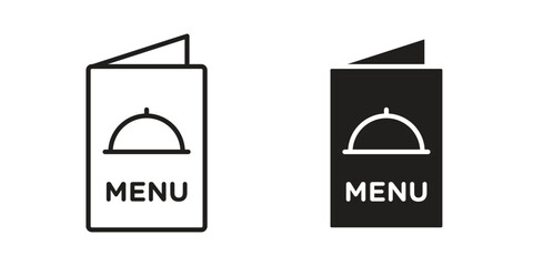 Fototapeta premium Menu icon simple vector symbol