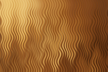 Abstract golden wavy background with a smooth and elegant texture effect
