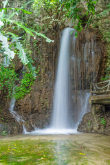 Mountain waterfalls and flowing water in Huangguoshu Scenic Area, Guizhou