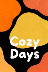 Cozy Days Autumn Textured Card