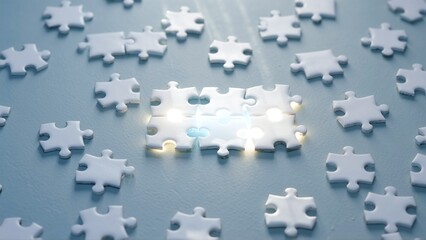 Assembling the Pieces: A Brilliant Solution Emerges from Scattered Puzzle Fragments
