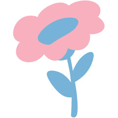 Minimal Pastel Bloom Flower