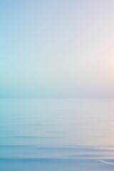 Obraz premium professional photo of a minimalist abstract gradient background featuring soothing calm ocean-inspired colors such as light blues and whites symbolizing digital detox with a clean and large negative s