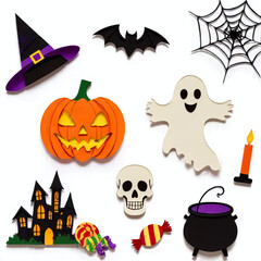 Obraz premium Cute Halloween cartoon 