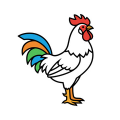 Simple Rooster Design