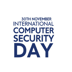 international computer security day