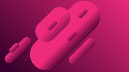 ILLUSTRATION ABSTRACT BACKGROUND WITH DIAGONAL GEOMETRIC SHAPES GRADIENT PINK COLOR DESIGN VECTOR TEMPLATE GOOD FOR MODERN WEBSITE, WALLPAPER, COVER DESIGN