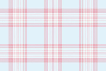 Soft pastel plaid pattern in pink and light blue. Versatile for backgrounds, textiles, or graphic designs. Evokes a feeling of calmness and spring, ideal for diverse creative projects.