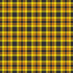 Classic tartan pattern in warm yellow and grey. Perfect for backgrounds, textiles, and designs needing a traditional, cozy, and visually appealing element.