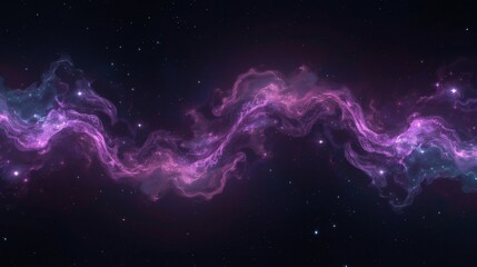 Obraz premium purple wavy background 