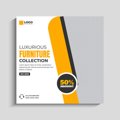 Furniture Sale Social Media Instagram Post Banner