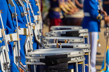 Marching Drummersc Military Band Parade Drum Set