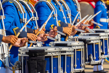 Marching Drummersc Military Band Parade Drum Set