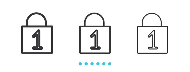 Shopping Cart Icon. Thin linen icon vector.