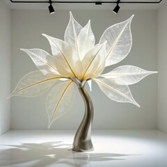 Creative display of artistic plant shapes