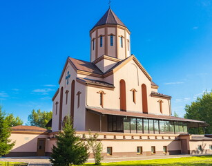 The Armenian Apostolic Church of St. Sarkis. A landmark of Krasnoyarsk.
