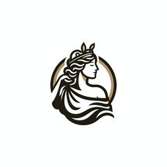 Roman Goddess Logo