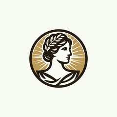 Roman Goddess Logo