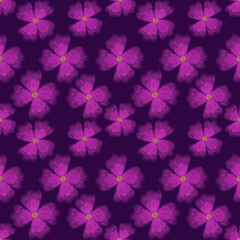 Fototapeta premium Design of pink floral fabric pattern