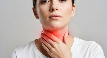 Sore Throat Pain Relief Woman Feeling Ill Suffering From Disease Health Issues Wellness Influenza Cough Painful Swallow Inflammation Soreness Neck Trouble Healthcare180