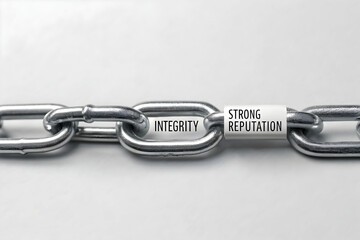 Obraz premium Strengthening Trust and Business Success Through Integrity, Commitment, and Strong Reputation for a Positive Future