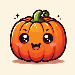 Chibi Cute Halloween Vector Illustration