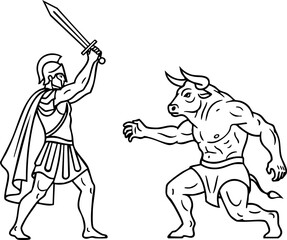 Theseus and the Minotaur: A Hero's Epic Battle with a Legendary Monster