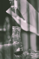 Researchers working in the clinical laboratory