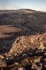 Views near the Fagradalsfjal volcano in Iceland