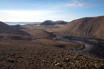 Views near the Fagradalsfjal volcano in Iceland