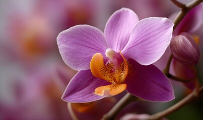 Obraz premium purple than orange Phalaenopsis Orchid