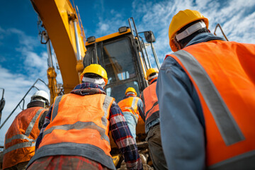 Industrial Workforce on Site