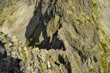 Ridge leading to the summit of Zabi Kon mountain, High Tatras, Slovakia © Aneta