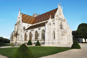 Fototapeta premium monastère de Brou et nouvelle façade