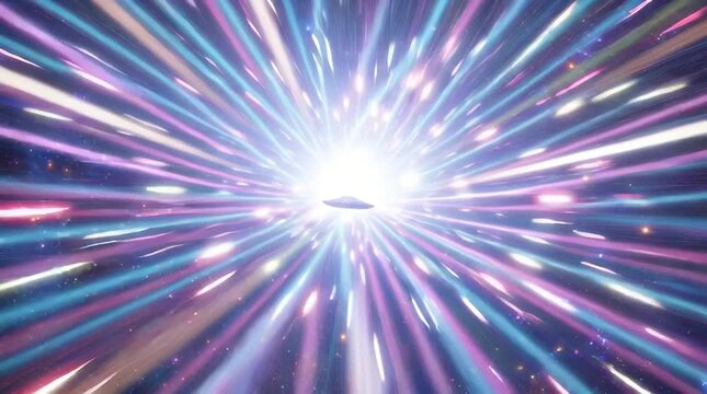 A vibrant cosmic explosion showcases the beauty of space and celestial phenomena.