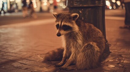 concept of animals with sleepless expression and fatigue look.