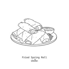 Fried spring rolls
