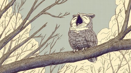 dreamy sleepy animal mood with rest wellness and lazy comfort.